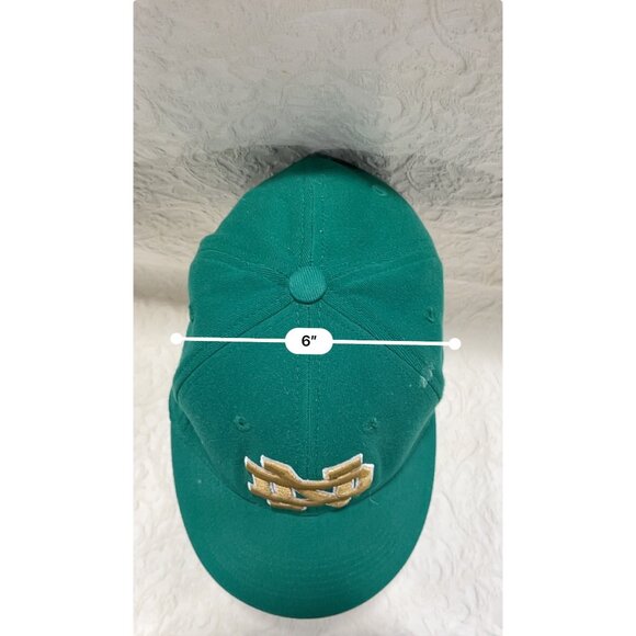Notre Dame Fighting Irish Green One-Fit Hat By Top Of The World - Picture 11 of 12